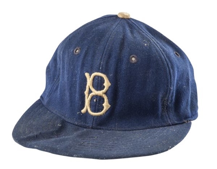 Circa 1953 Gil Hodges Game Worn Brooklyn Dodgers Cap